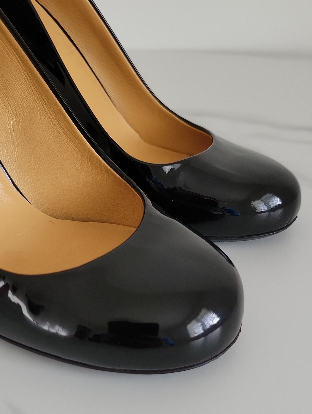 Miu Miu Black Patent High Heel Pumps - Picture 10 of 16